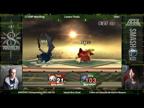 APEX 2013   SSBB LF   CT EMP Mew2King VS Otori