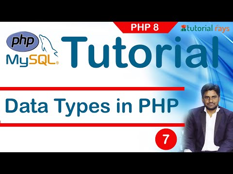 Php Data Types Php Tutorial For Beginners 2022 07