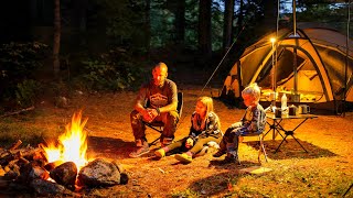 Hot Tent Camping And Overland Adventure In The Forest