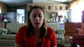 Morgan Renee Rushlow(Gaston)-singing her own original song- "You Turned My World Around"