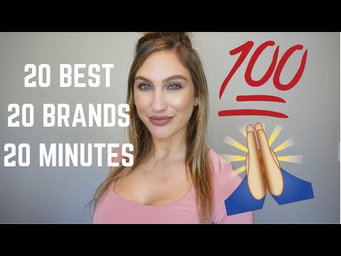 20 BEST MAKEUP PRODUCTS FROM 20 BRANDS IN 20 MINUTES