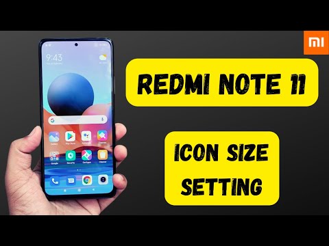 Redmi icon size change | Redmi Note 11 change app icon size