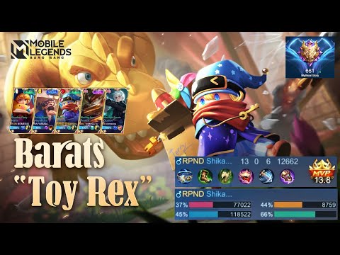 Mythical Glory | Unkillable Barats doesn't even have to recall once in the whole game!!! #mlbb