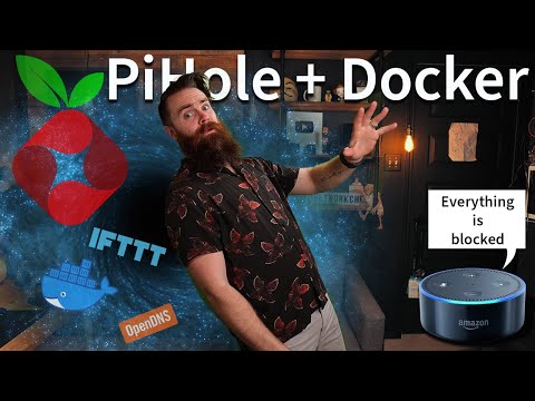 BLOCK EVERYTHING w PiHole on Docker OpenDNS and IFTTT