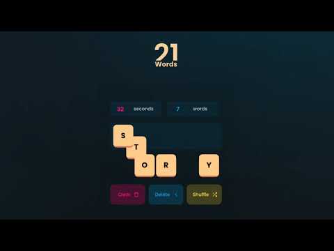 21 Words - Scrambled Word Game