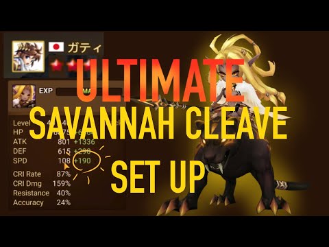 [G3 RTA] 300 Speed Savannah Cleave by Gati (GT) - Summoners War