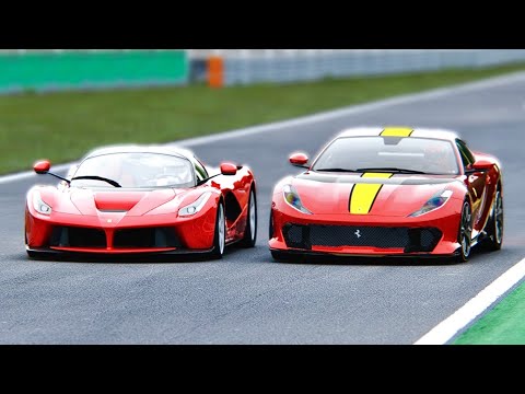 Ferrari 812 Competizione vs Ferrari LaFerrari at Monza GP