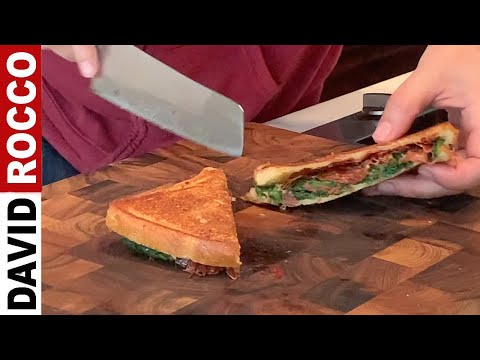 HOW TO MAKE: Ultimate Grilled Cheese Spinach Sandwich | David Rocco's Recipes