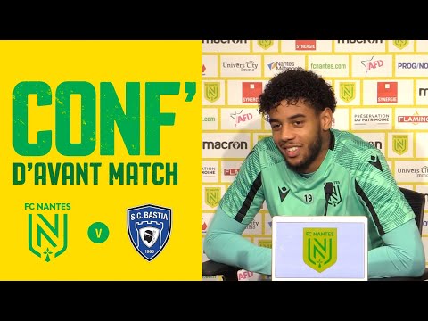 Willem Geubbels avant FC Nantes - SC Bastia