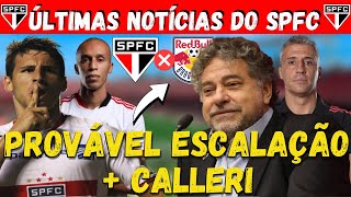 NOTCIAS DO SPFC: ESCALAO PARA SPFC X BRAGANTINO, CALLERI, PREMIAO, RENOVAO E OLMPIADAS!!!