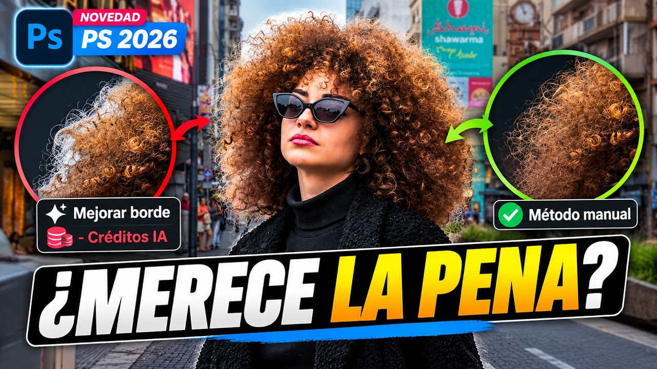 🔥 Photoshop mejora los BORDES en 1 CLIC… ¿FUNCIONA de verdad?