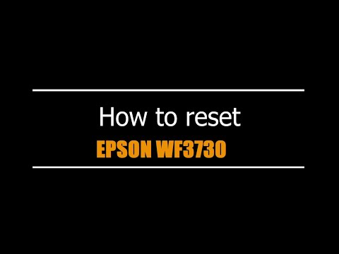 Tutorial Reset Epson WF-3730 — como fazer o reset passo a passo