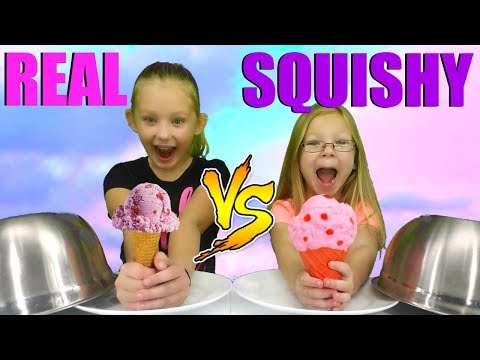 Ultimate SQUISHY Food vs REAL Food Challenge!!!