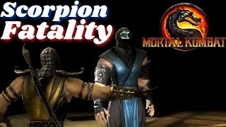 SCorpion Fatality - Mortal Kombat Komplete Edition Gameplay - Mod Training