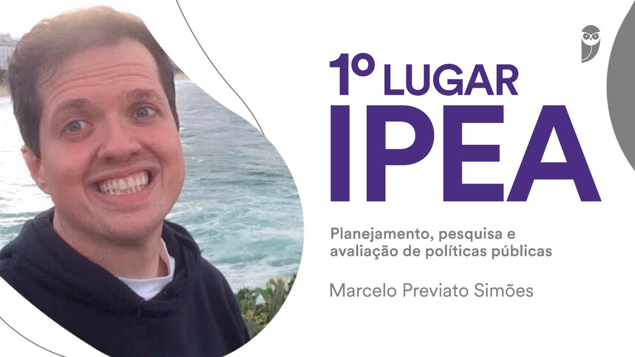 Concurso IPEA: Marcelo Previato foi aprovado com apenas 2 meses de estudo. Confira!