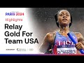 Team GB Win Women S 4x100m Relay Silver After DRAMATIC Finish Paris2024 Olympics