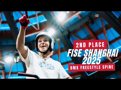 Arsenii Liuniushkin – 2nd Place Run | FISE Shanghai 2025 | BMX Spine Ramp