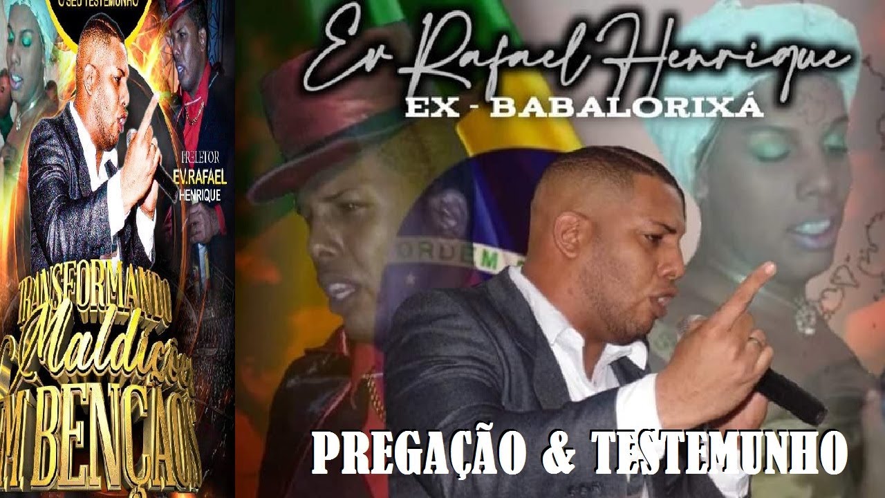EX-BRUXO, EX-PAI DE SANTO, EX-BABALORIXÁ, PASTOR RAFAEL ,TESTEMUNHO ! Convites  21 990891792