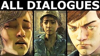 Violet &amp; Clementine In The Headmaster&#39;s Office - All Dialogues - The Walking Dead Season 4 Ep. 2