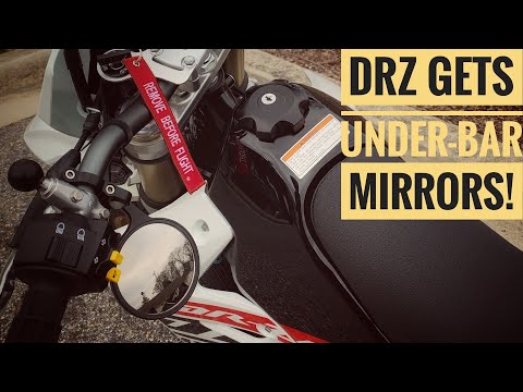 Drz400sm Under-Bar Mirrors | BikeMaster Bar End Mirrors Review