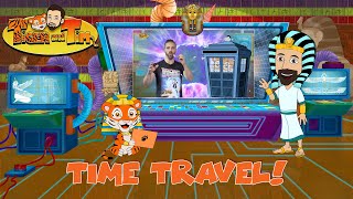 Time Travel! | Tiger and Tim Go To Ancient Egypt | Learn History | Educatio
