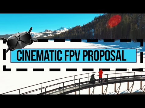 Epic Cinematic Travel FPV Drone Wedding Proposal