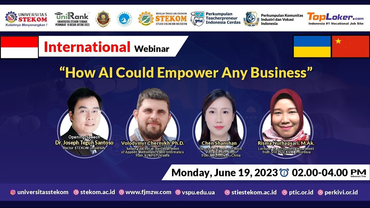 INTERNATIONAL WEBINAR : How AI Could Empower Any Business