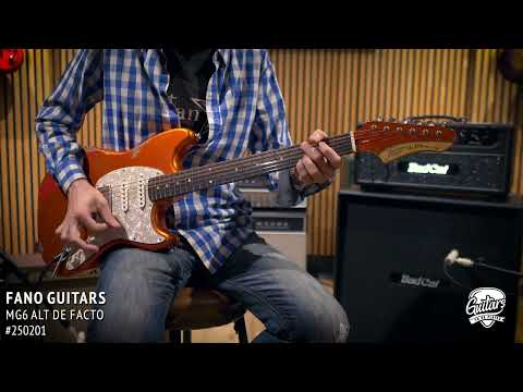 Fano MG6 Alt de Facto Suhr V60LP/Thornbucker w/ S-Style Trem –Candy Apple Orange image 11