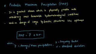 19. Probable Maximum precipitation and Standard project flood || Water resource engineering