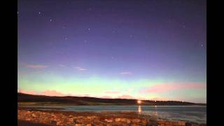 preview picture of video 'Aurora over The Kyle of Tongue, Scotland. September 10 2011'