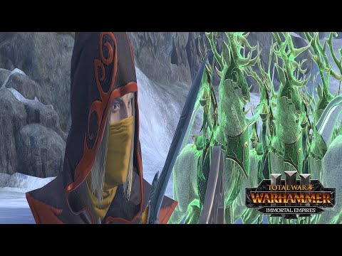 Tall Wood Elf Rush? - vs Cathay // Total War: WARHAMMER 3 Land Battle