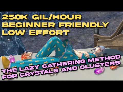 The LAZY Method for Crystals and Clusters | FFXIV Dawntrail (any patch!)