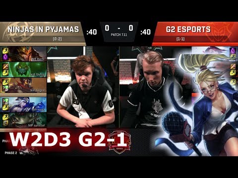 Ninjas in Pyjamas vs G2 eSports | Game 1 S7 EU LCS Summer 2017 Week 2 Day 3 | NIP vs G2 G1 W2D3