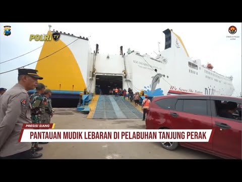 PANTAUAN ARUS MUDIK LEBARAN 2024 DI PELABUHAN TANJUNG PERAK JATIM