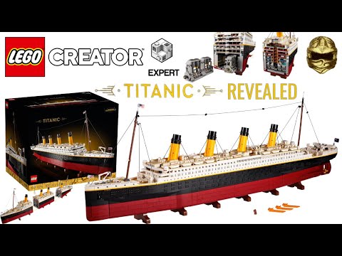LEGO Creator Expert 10294 Titanic Revealed: $630, 9,090 Pieces, Interior, Working Propellers, & More