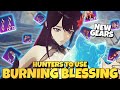 BURNING BLESSING NEW GEAR SET WHICH HUNTERS TO APPLY THIS SET ON ?! - Solo Leveling Arise