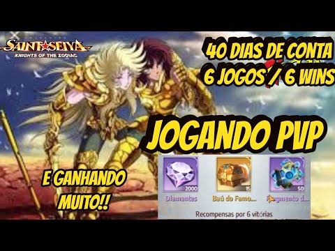 PVP Ilha da Rainha da Morte - 40 DIAS DE CONTA - F2P - 6/6 wins - Saint Seiya Awakening!