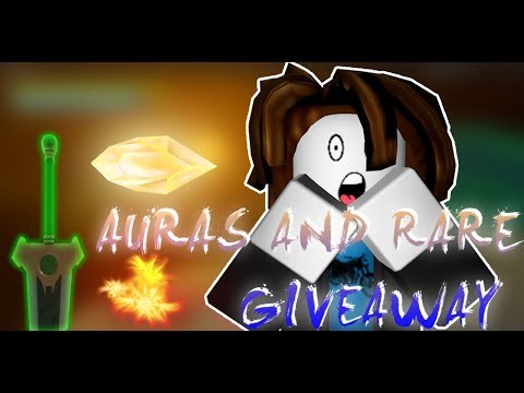 Huge Giveaway On Swordburst 2 Roblox Unreleased Auras Max Rares - 