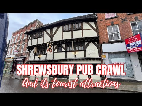 Ep 17. Shrewsbury Pub Crawl: 22 Pubs, Ghosts, Rock Bars & The Best Locals! Amazing Medieval Town