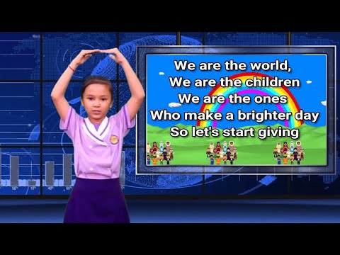 We Are The World with actions || Graduation Song|| We are the World For Children