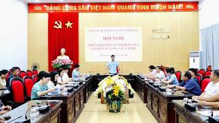 Ban Xây dựng Đảng Đảng ủy phường Tam Điệp tổ chức Hội nghị thống nhất một số nội dung về công tác cán bộ sau sắp xếp tổ dân phố