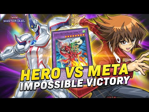 Winning an IMPOSSIBLE Duel with HERO | Yu-Gi-Oh! Master Duel
