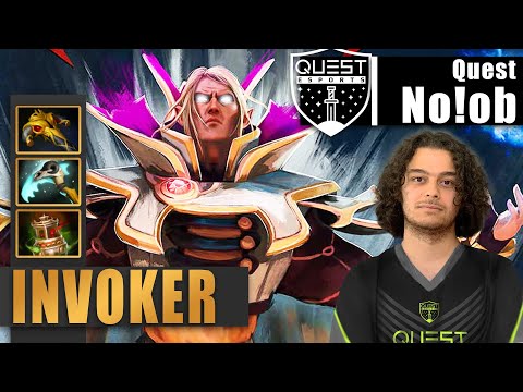 Invoker Mid | Quest.No!ob | 7.34 NEW INVOKER UNIVERSAL HERO SO BROKEN | 7.34 Gameplay Highlights