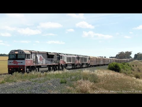 5PM9 SCT Freight Train - PoathTV Australian Railways