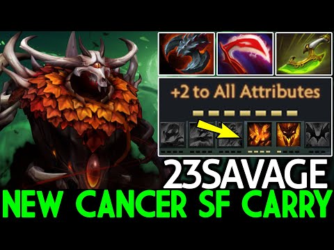 23SAVAGE [Shadow Fiend] New Cancer SF Carry Meta Build Dota 2