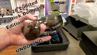 Porsche Design P8928: Patrick Dempsey's Sunglasses UNBOXING & REVIEW! Limited Edition Kit P 8928