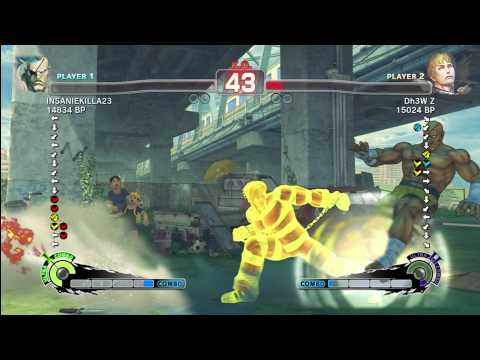 INSANEKILLA23 (Sagat) Vs. Dh3W Z (Cody)