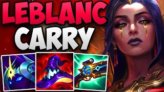 CHALLENGER MID LANER CARRIES WITH LEBLANC! | CHALLENGER LEBLANC MID GAMEPLAY | Patch 15.7 S15