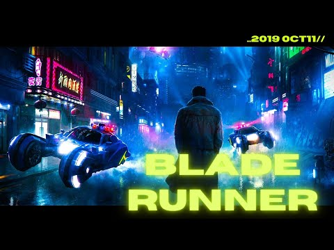 BLADE RUNNER | Voight-Kampff test | Futuristic Calm Music and Sounds to Relax | AMBIENT SPACE MUSIC