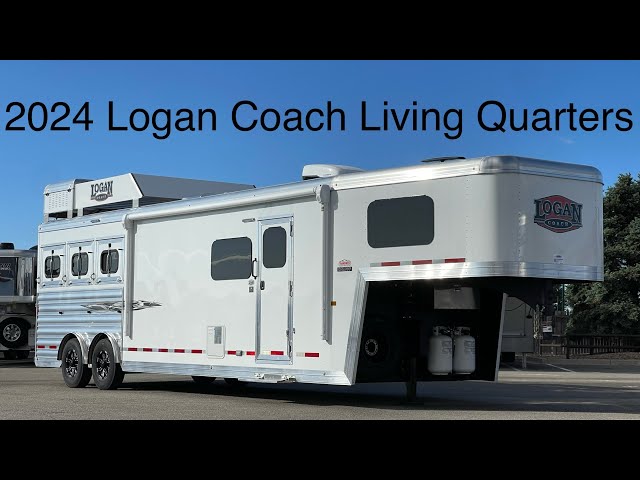 Preview image of 2024 Logan Coach Select 812 3 Horse Living Quarters youtube video
